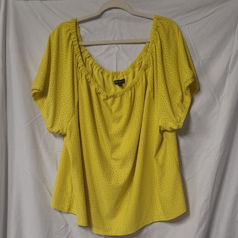 Lane Bryant Yellow Blouse